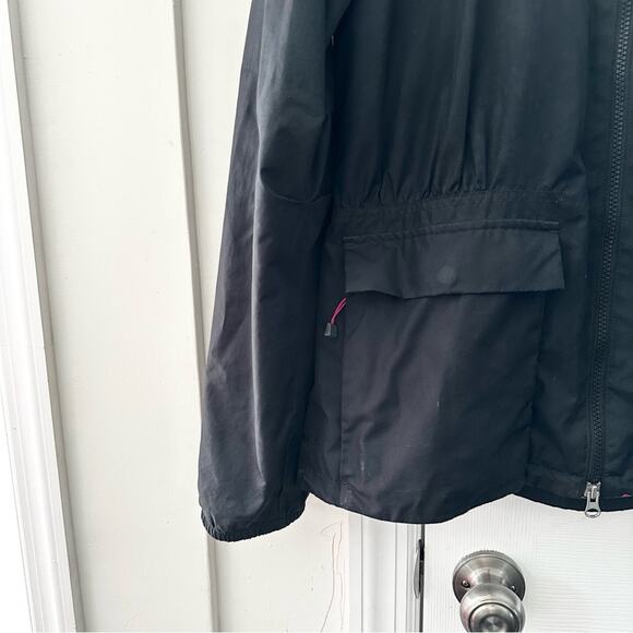 Nike ACG Vintage Black Pink Mesh Hood Cinched Windbreaker Jacket Medium Women - Picture 6 of 12